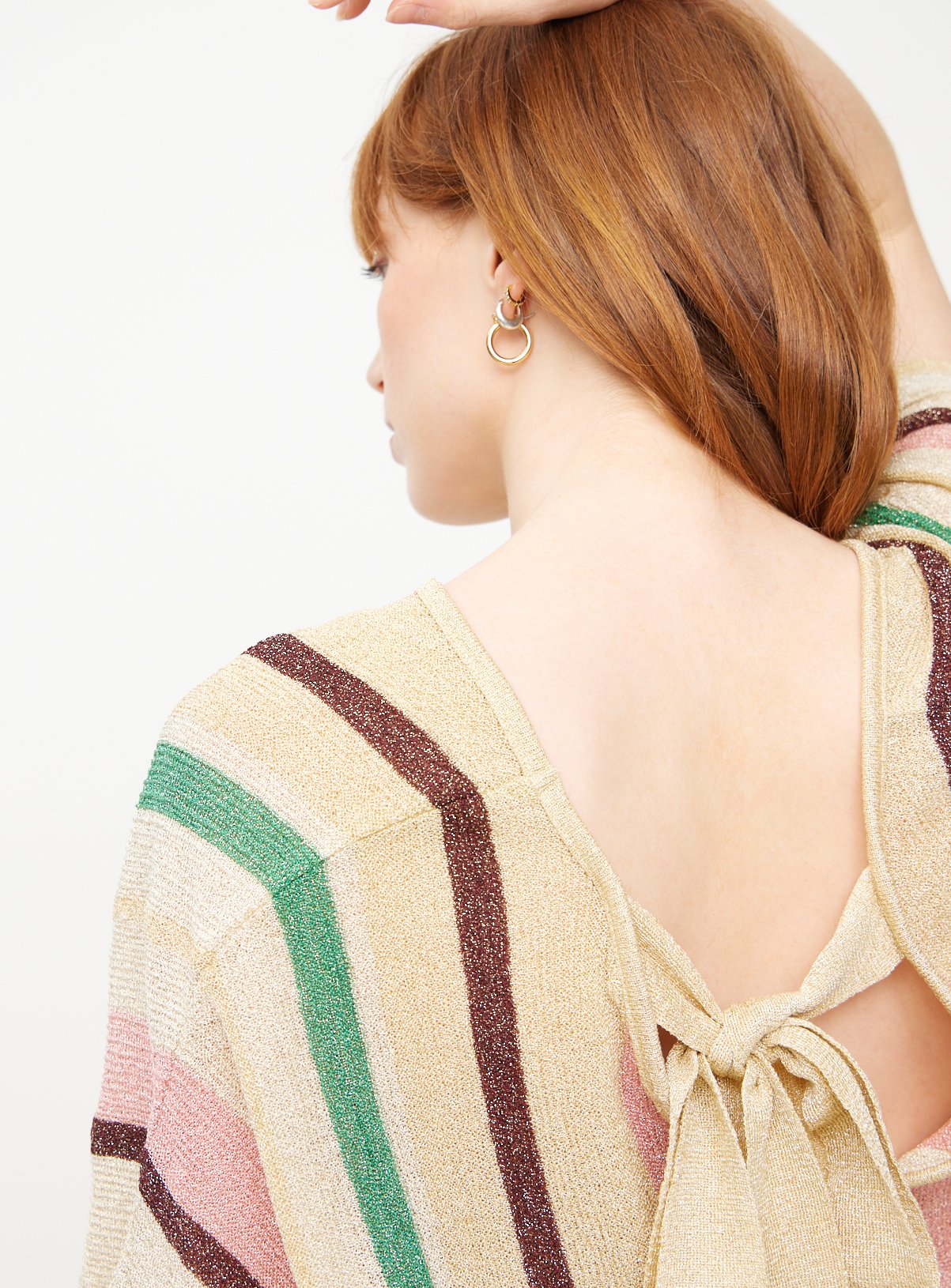 Stripe Sparkle Batwing Top 14 - Image 4 thumbnail